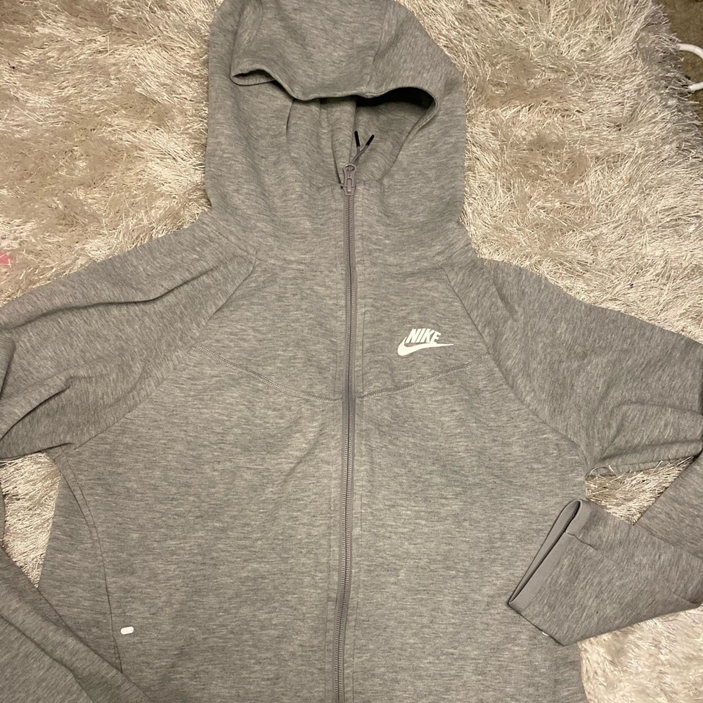 nike club zip front jacket